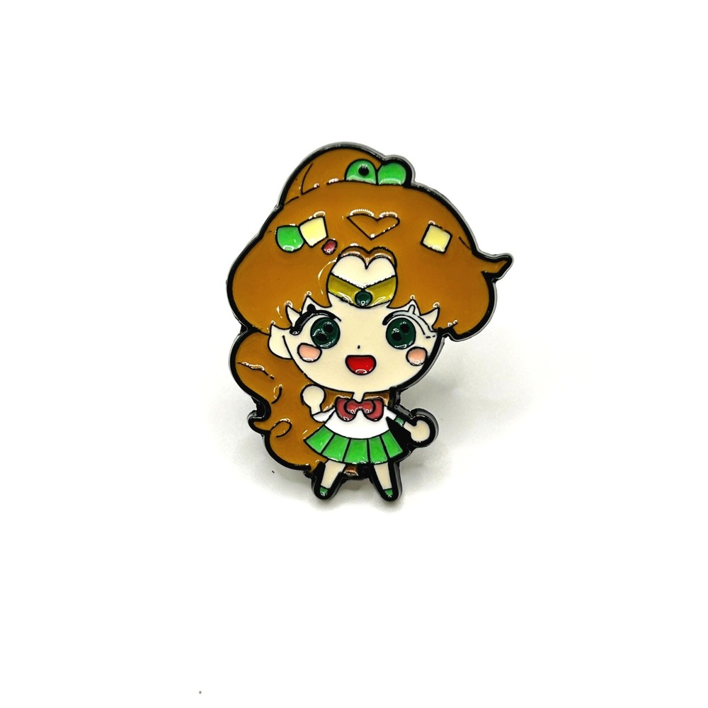 Sailor Jupiter Sailor Moon Enamel Pin Unisex OS Green Chibi Anime Kawaii Badge